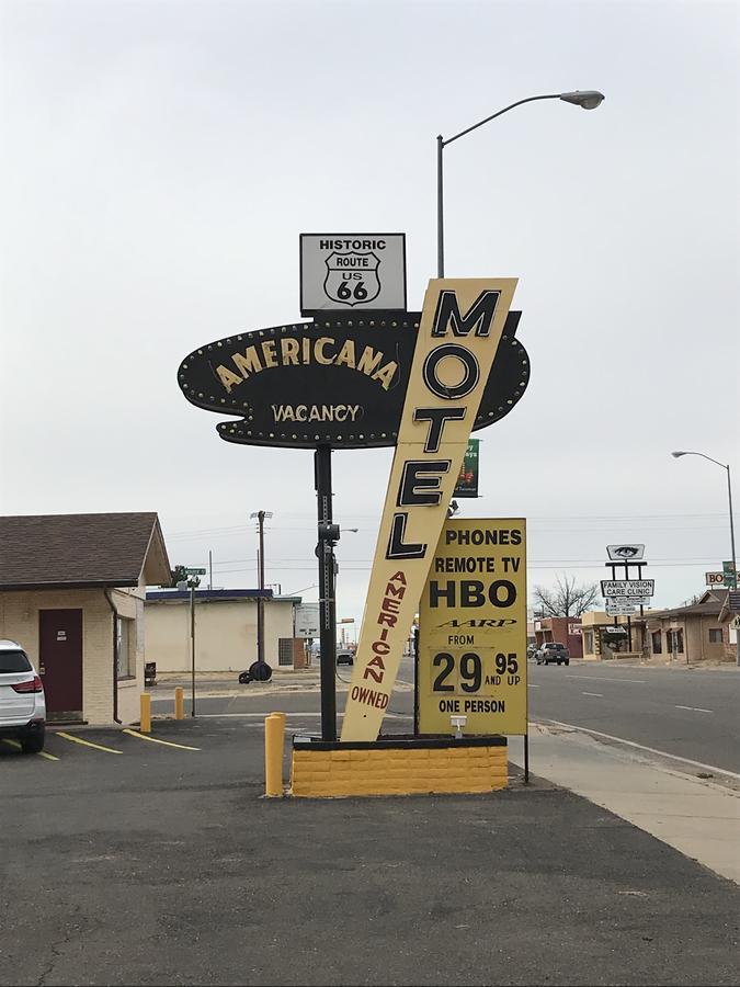 Americana Motel Tucumcari Bagian luar foto